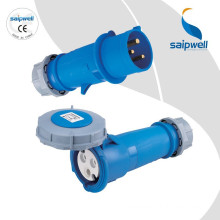 SAIPWELL ip66 electronic waterproof plug and socket with 3 pin
